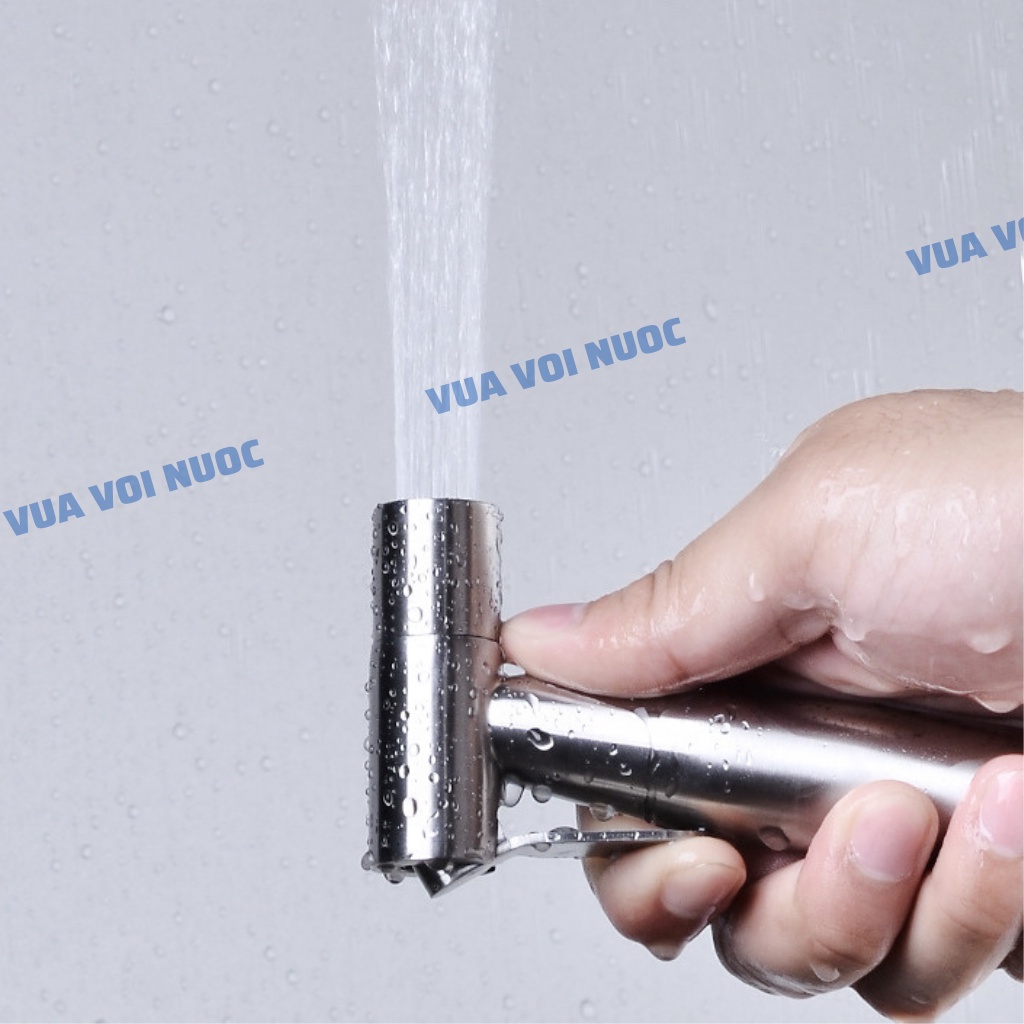Vòi xịt vệ sinh ti đồng siêu bền tăng áp, hình đầu búa VVN118