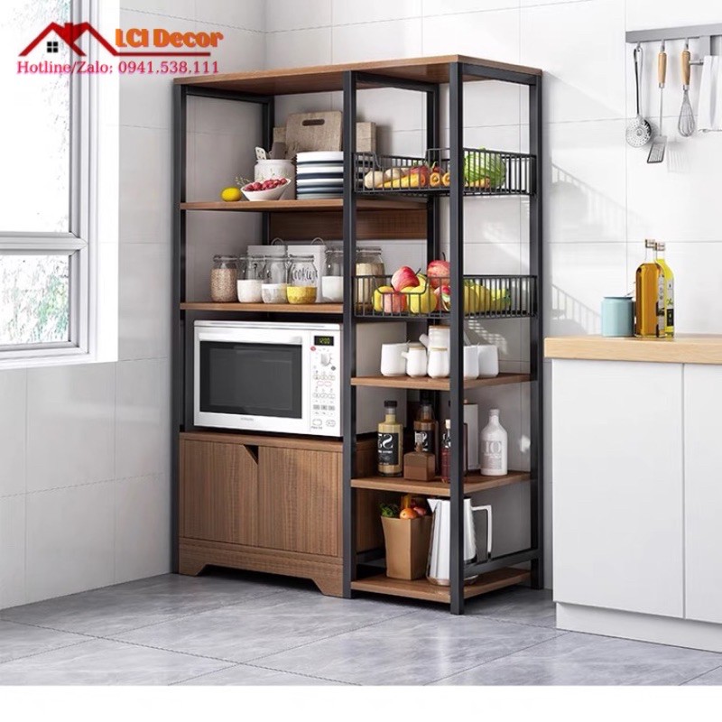 [ 4 MÀU ] Kệ bếp đa năng LCI-4584, Gỗ MDF chống thấm