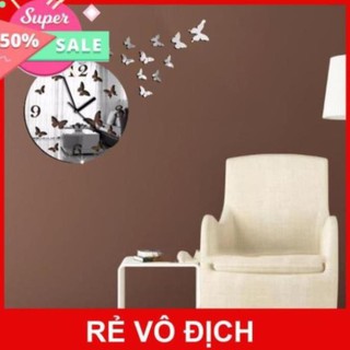 Đồng hồ treo tường 3D hình bướm