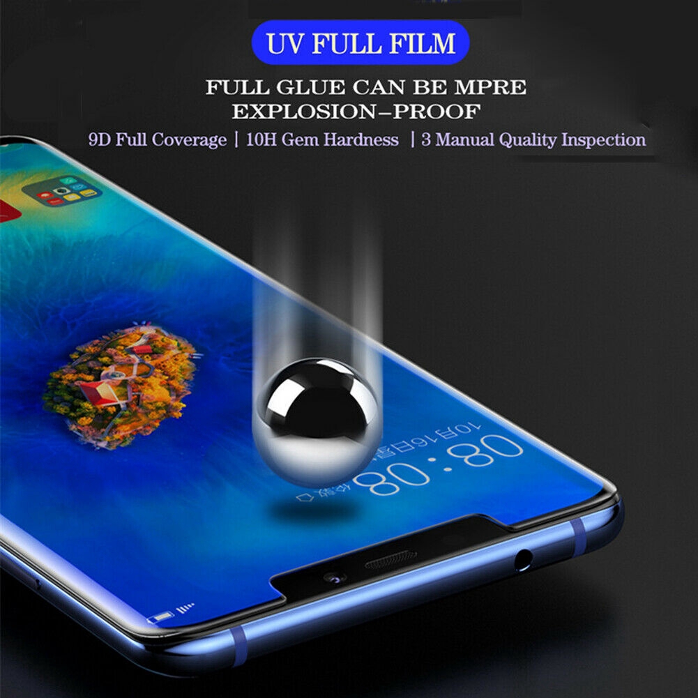 Miếng dán kính cường lực bảo vệ màn hình chống tia UV cho Huawei Mate 30 Pro