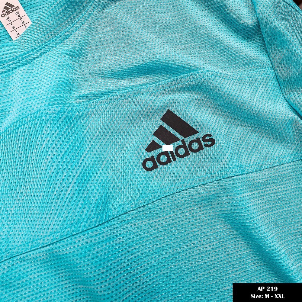 Bộ thể thao nam adidas cao cấp mùa hè cộc tay chất thun lạnh mã p219