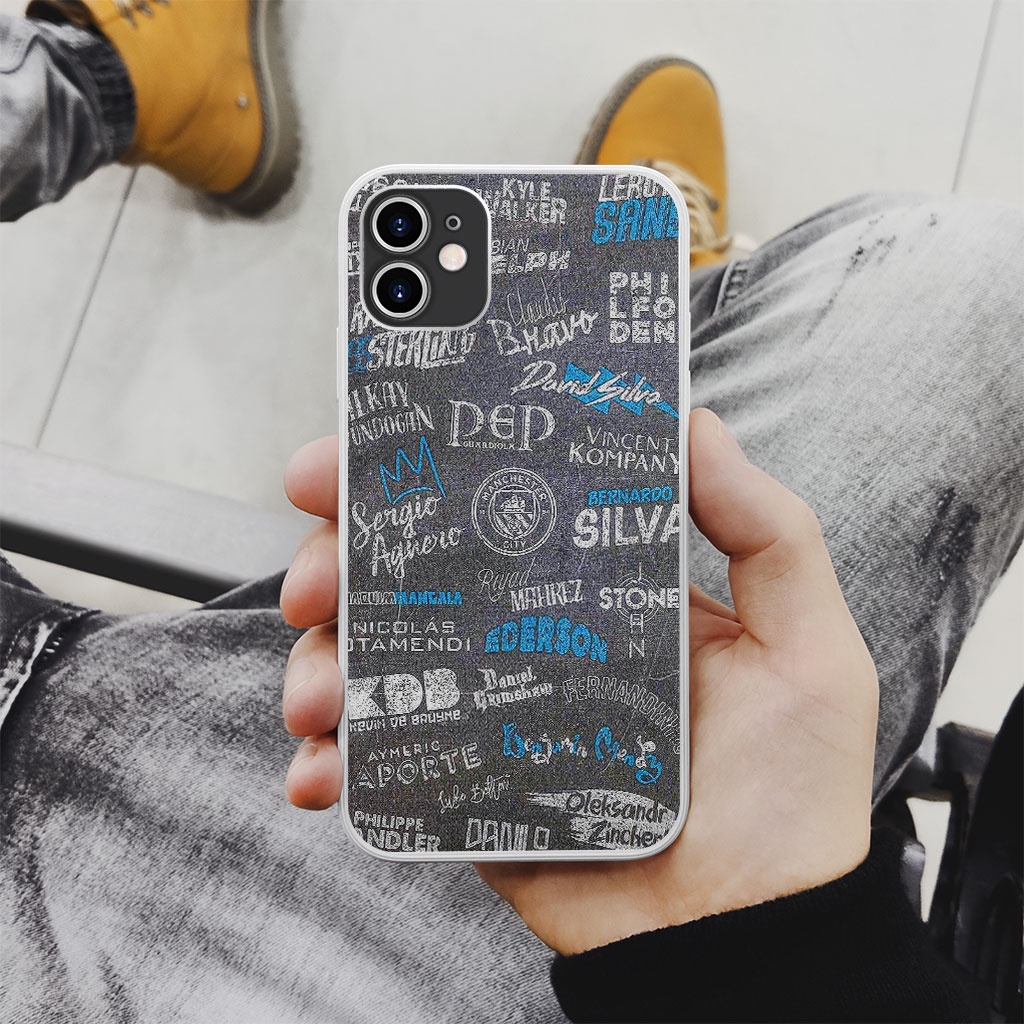 Ốp Lưng dẻo Manchester city players names cho iphone 6 - iphone 13 MCT20210099