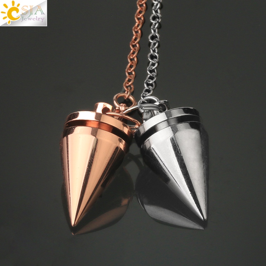 Mặt Dây Chuyền Hình Quả Lắc Đơn Giản Bằng Kim Loại Thời Trang