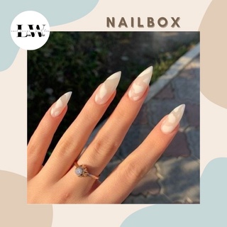 NAILBOX MẪU BÒ SỮA NỀN TRẮNG GẠO