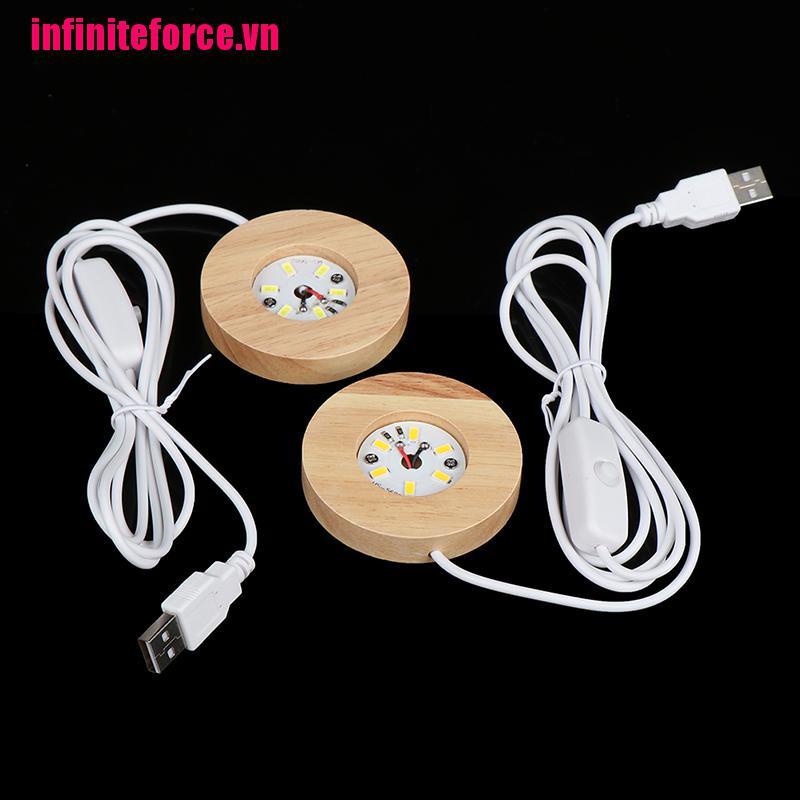 Đế Gỗ Trưng Bày Đèn led Trang Trí Nội Thất Độc Đáo