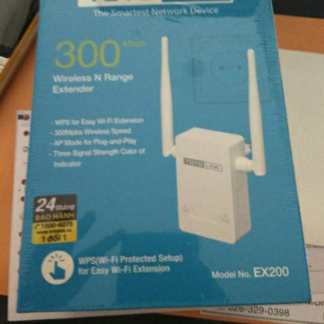 Totolink EX200 - Bộ mở rộng sóng wifi chuẩn N - hàng chính hãng | BigBuy360 - bigbuy360.vn