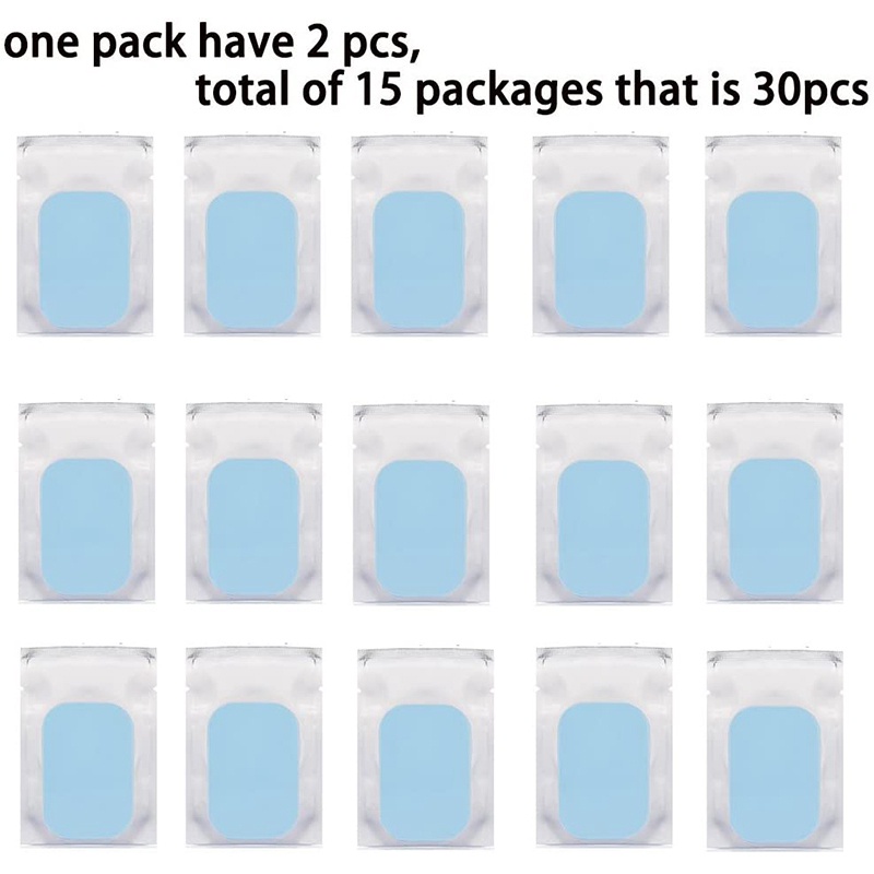 [Hàng mới về] Set 30 miếng gel bằng abs thay thế cho máy mát xa cơ bụng