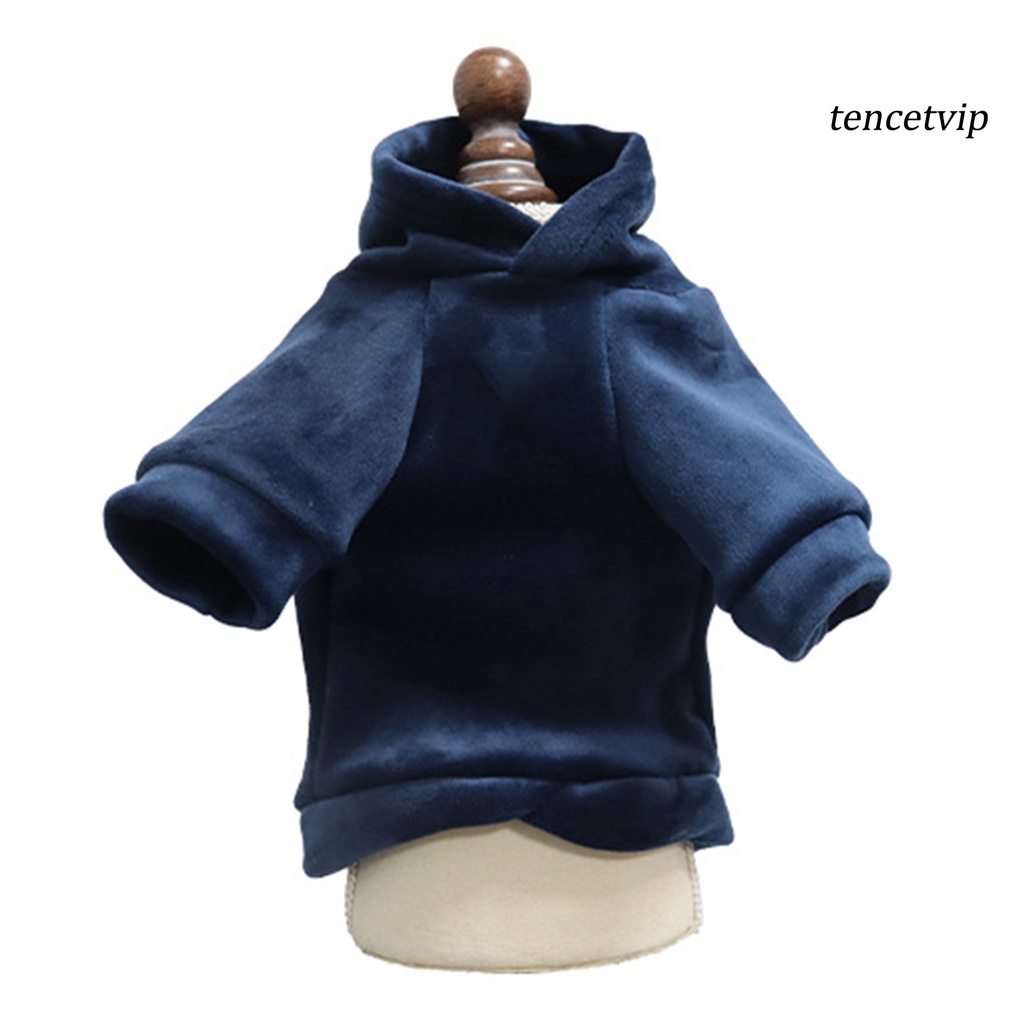 Áo Hoodie Màu Sắc Trơn Thời Trang Mùa Đông Cho Thú Cưng