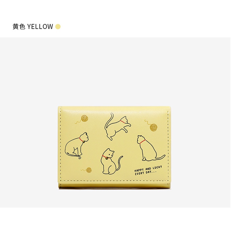 Ví nữ cầm tay ngắn nhỏ gọn mini đẹp cute vn015