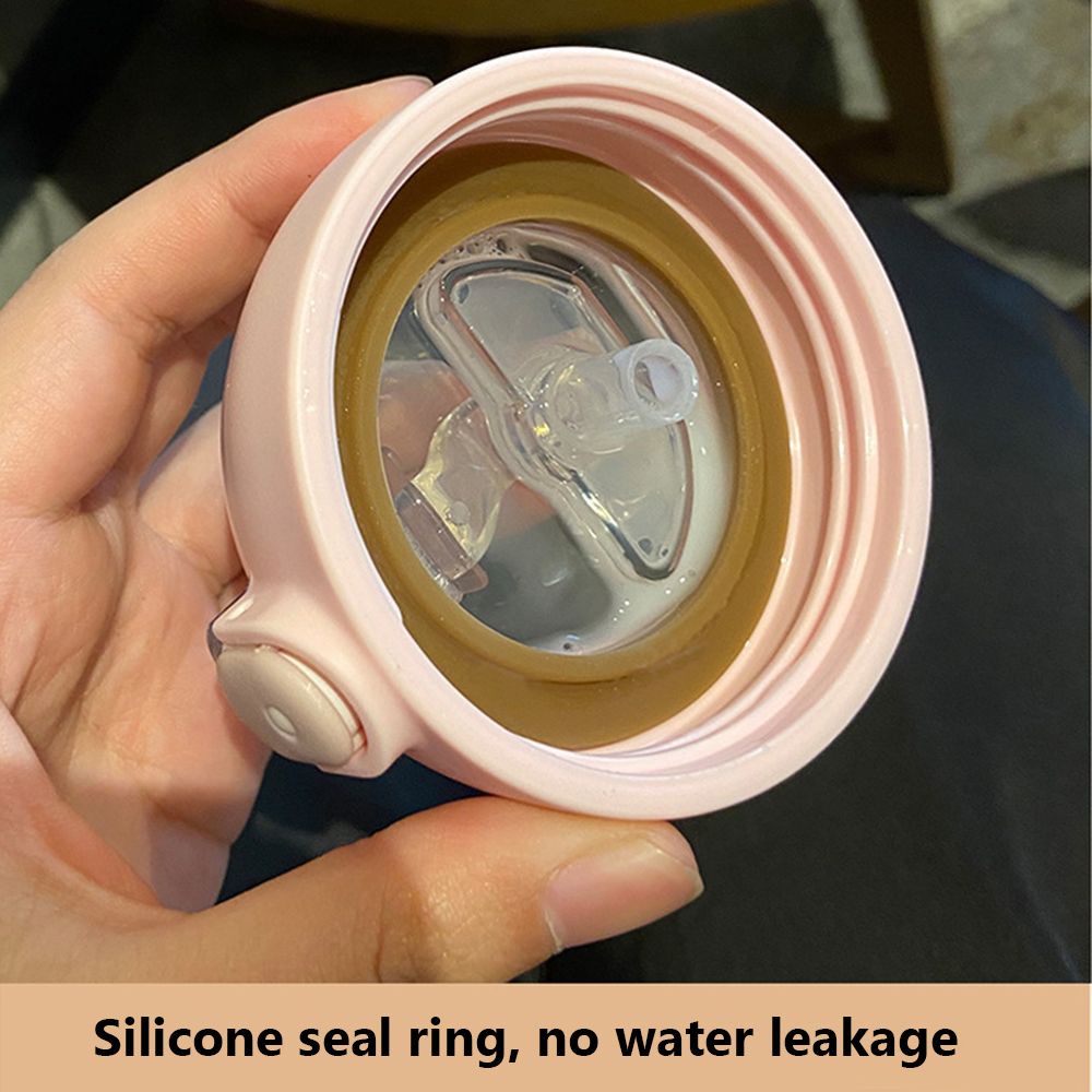 Bình nước 380ml họa tiết hoạt hình 3D nhiều màu sắc