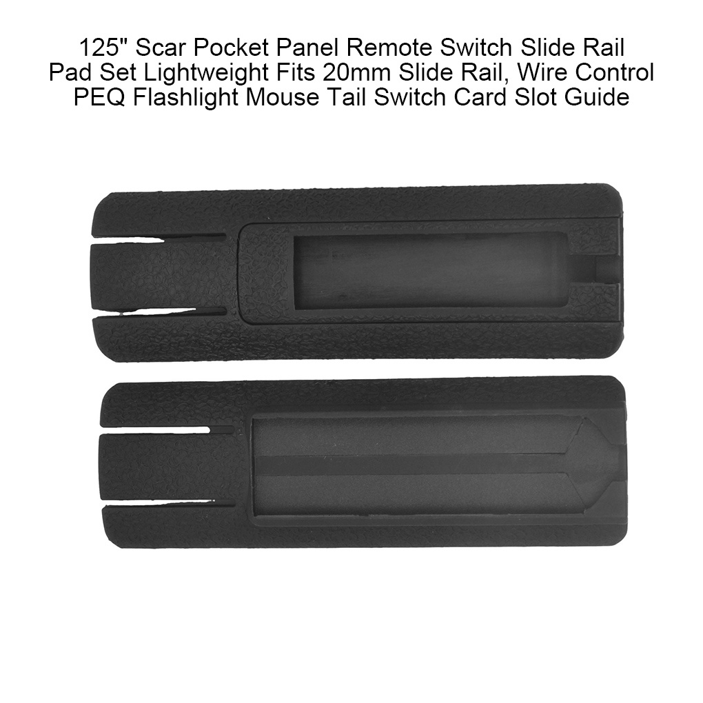[ff86]Hunting Rail Cover 20mm Pocket Panel Nylon Remote Switch Rail Pad Hunting Accessory