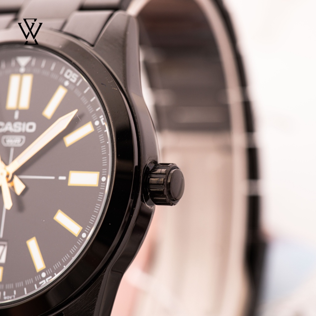 Đồng Hồ Quartz Nam Casio Cao Cấp WATCHSTORE MTP-VD02B-1EUDF Thiết Kế Kính Khoáng 41mm, Dây Kim Loại, Vỏ Thép Không Gỉ