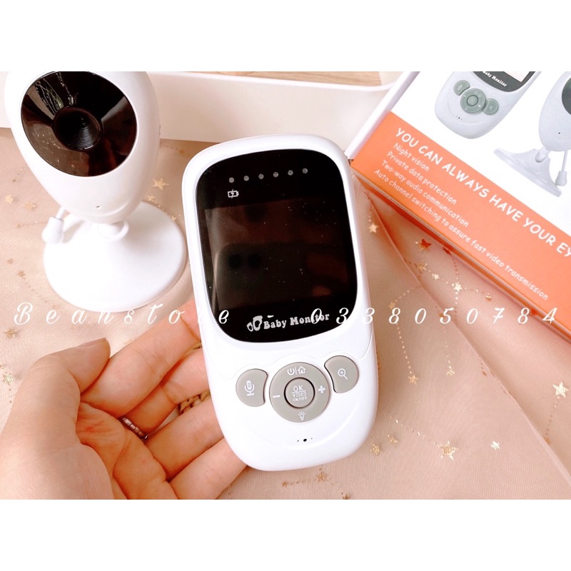 Máy báo khóc Baby Monitor MBK02 màn hình 2.4 in- Camera giám sát bé