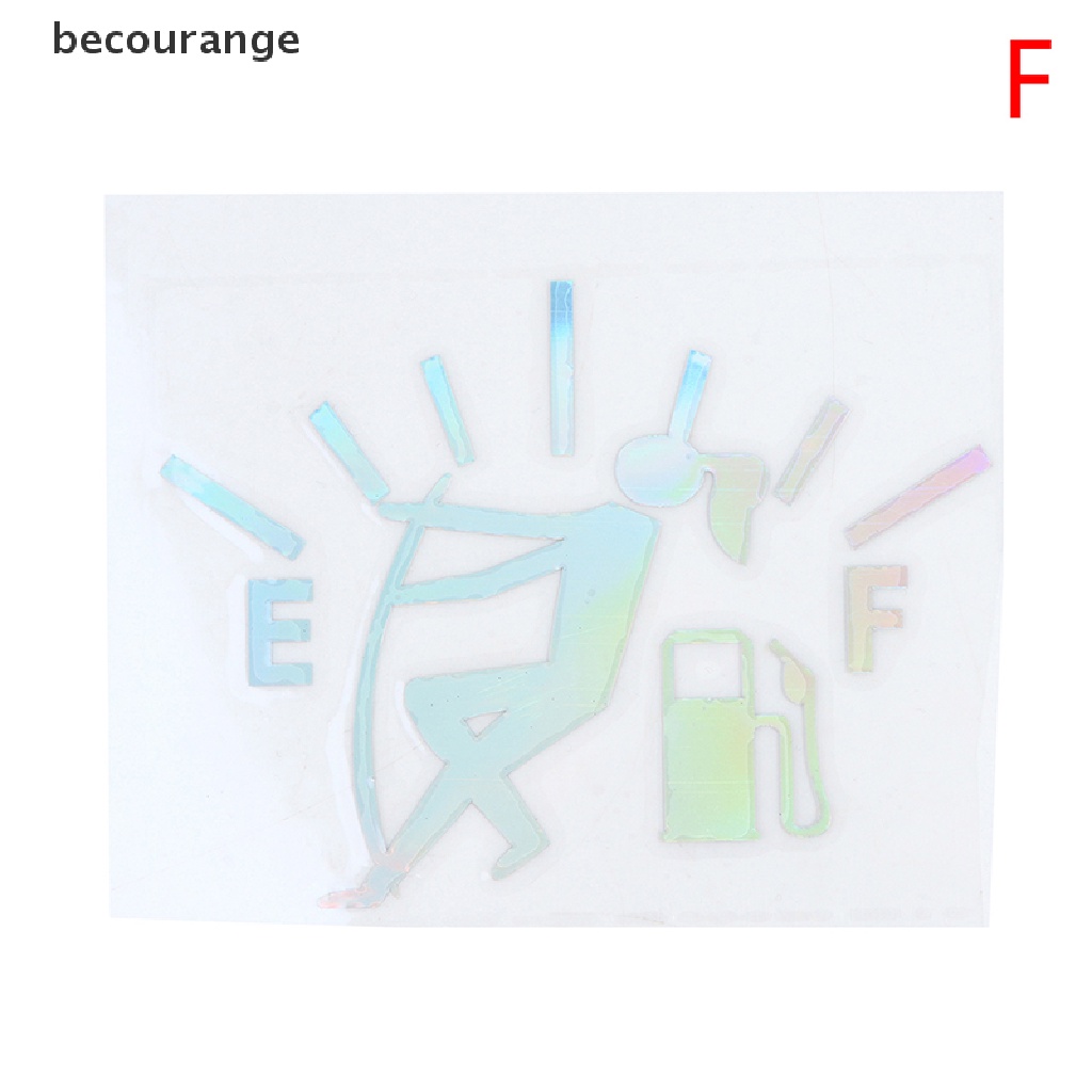 1 Miếng Dán Phản Quang Họa Tiết Vui Nhộn Trang Trí Bình Xăng Xe Hơi