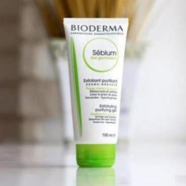 Bioderma Gel Gommant - Gel tẩy tế bào chết Bioderma làm sạch, giảm bã nhờn 100ml