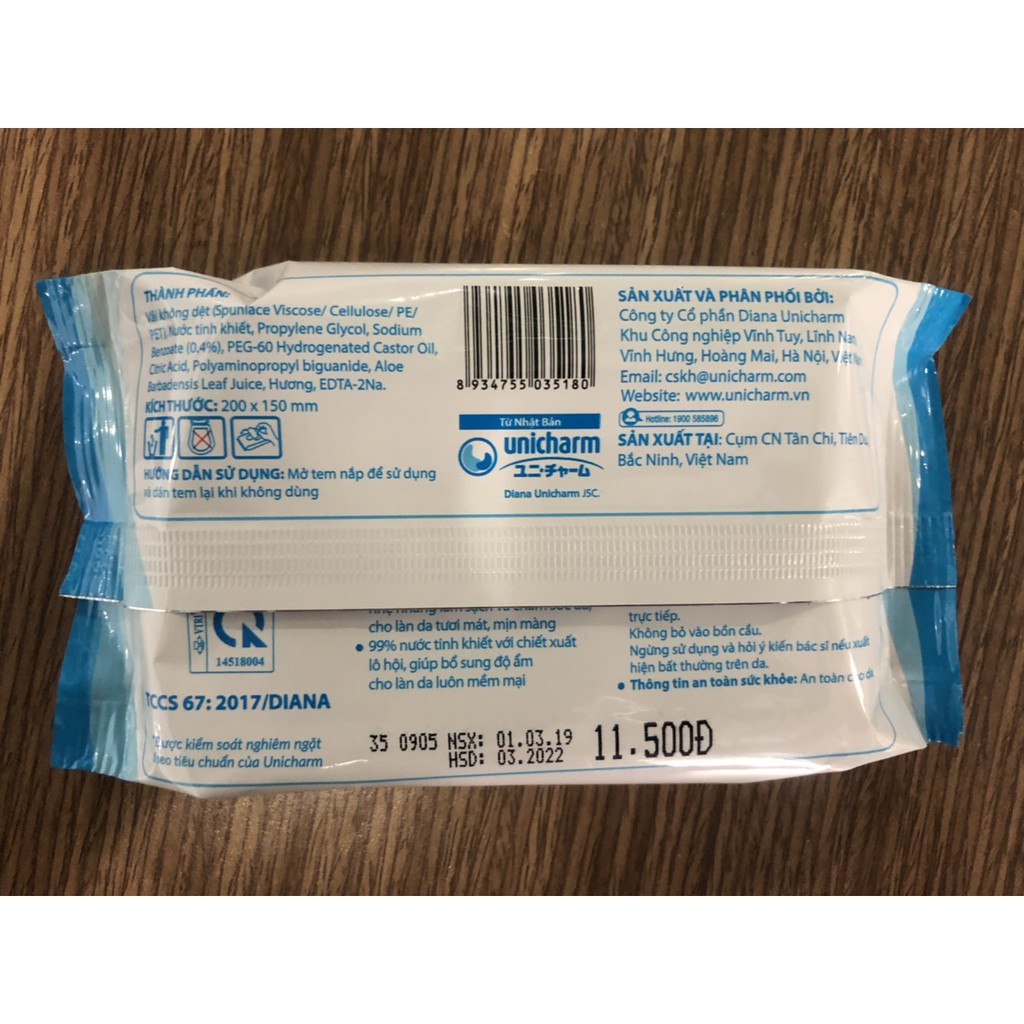 COMBO 10 GÓI KHĂN ƯỚT FRESSI CARE FACE