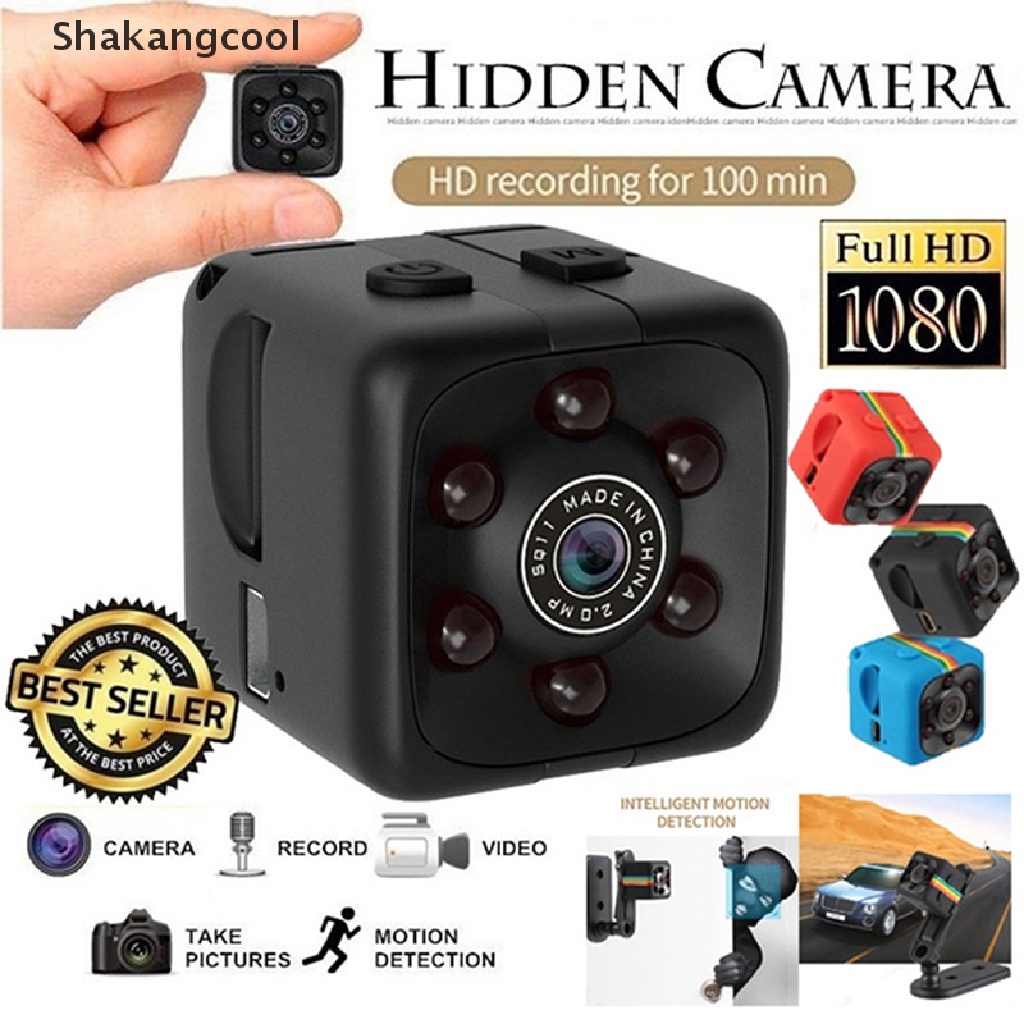 Camera hồng ngoại mini SQ11 1080P hỗ trợ quay đêm