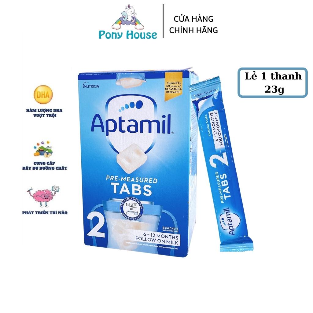 Sữa Aptamil Uk Số 2 Dạng Thanh 24G Cho Bé 6 - 12 Tháng (Tách Lẻ 1 Thanh)