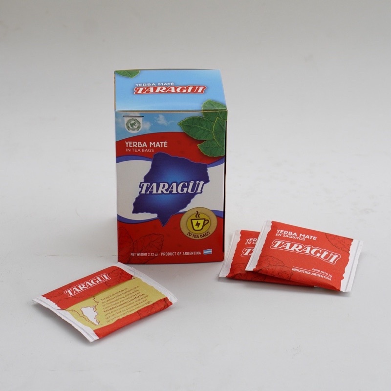 Trà Yerba Maté Taragui In Tea Bags - Trà Yerba Maté hộp túi lọc - Vị truyền thống hộp 20 túi 3g/túi