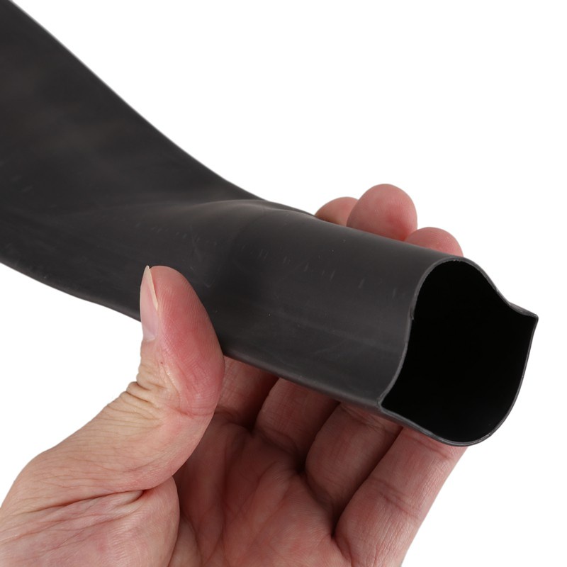 40mm 3:1 Black Polyolefin Heat Shrink Tubing Tube Sleev Wrap Black 1M