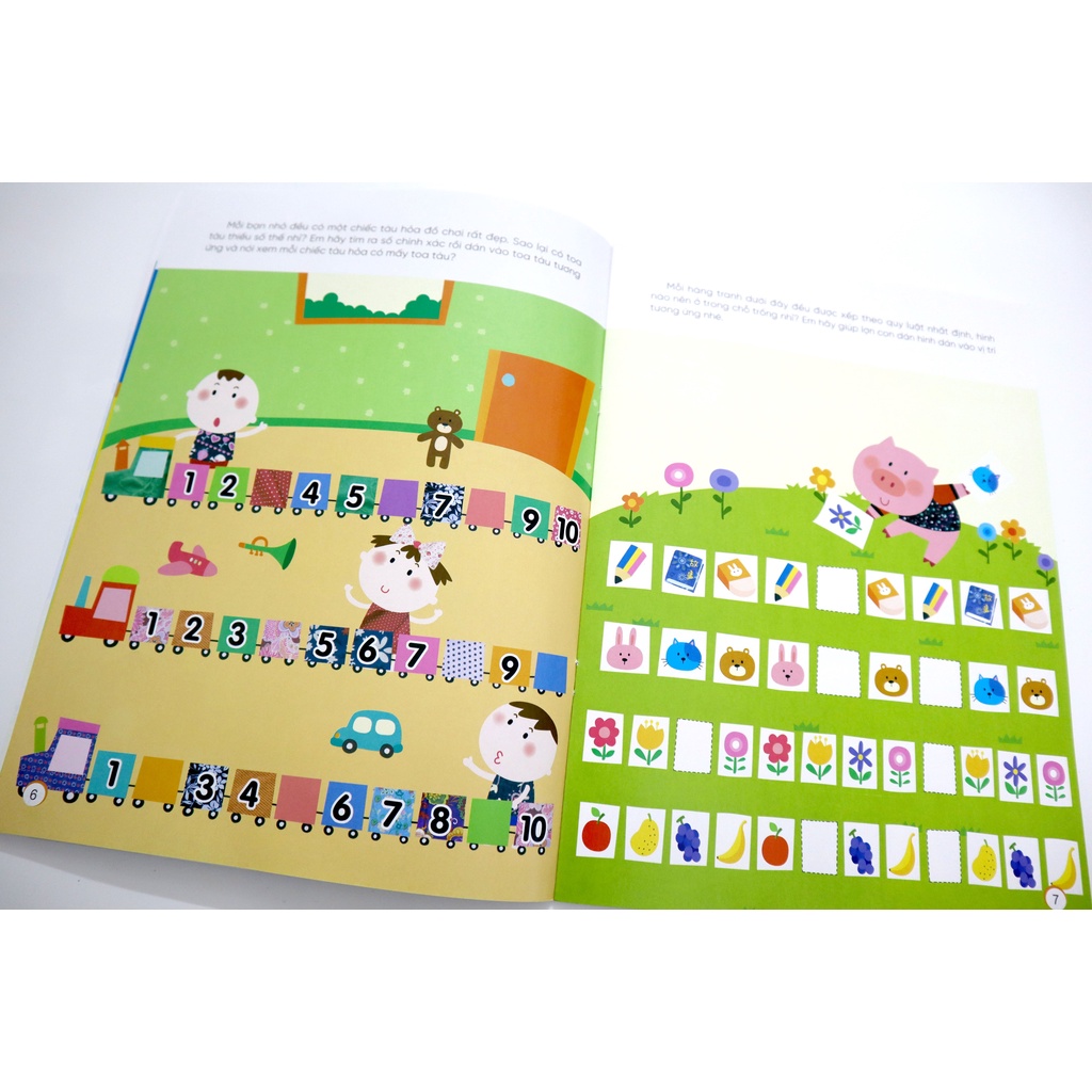 Sách - Sticker phát triển IQ - EQ - CQ