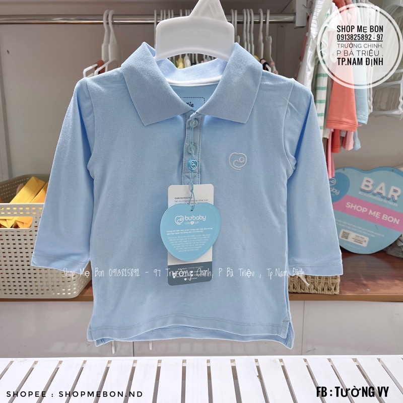 Áo dài tay Bu Polo Ponie cho bé trai bé gái