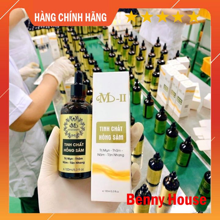 Tinh Chất Tái Tạo Da Hồng Sâm ☀️Hàng Công Ty ☀️Ngừa Mụn, Thâm, Chống Lão Hóa, Trắng Mịn Màng Xua Tan Nám - 100ml