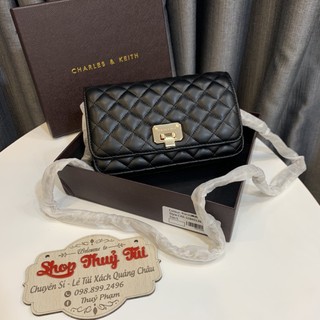 Túi ck nắp gập ô trám size 18