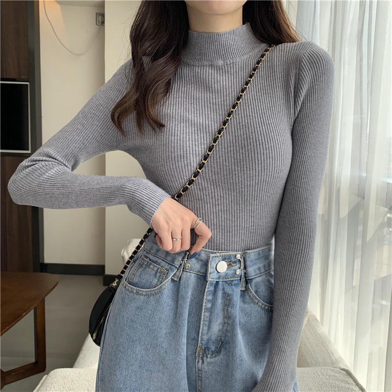 Áo Len Tăm Cổ 3P Giữ Nhiệt Cho Nữ, Áo Len Tăm Giữ Nhiệt nữ 12 Màu Cao Cấp M856