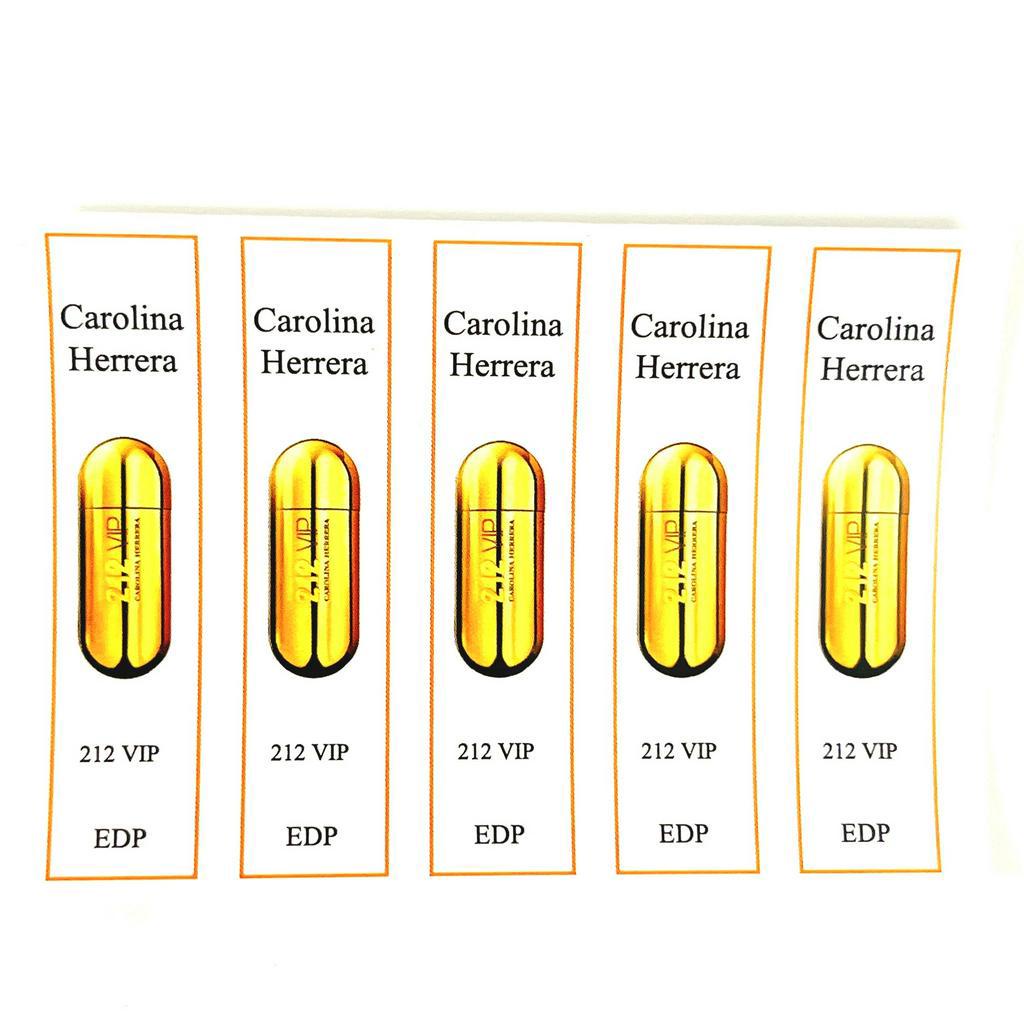 [HCM] Combo 10 Tem Dán Chai Nước Hoa 𝐂𝐚r𝐨l𝐢𝐧𝐚 𝐇𝐞𝐫𝐫𝐞𝐫𝐚 (Post 2) cho chai chiết đủ các dòng