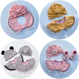 Set Mũ turban yếm