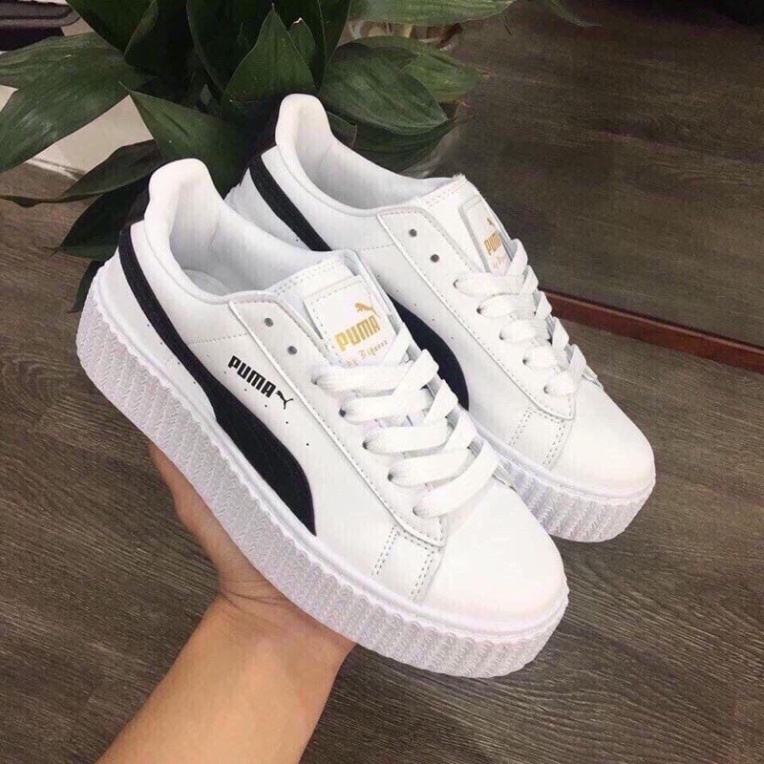Giày Thể Thao Sneaker Trắng 𝐏𝐔𝐌𝐀 Độn Đế Tăng Chiều Cao Hàng 1:1 Chất Lượng Full Bill Box