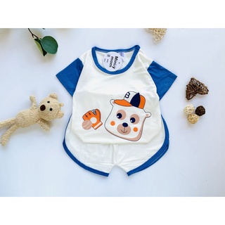 Bộ cộc tay thun lạnh Minky Mom