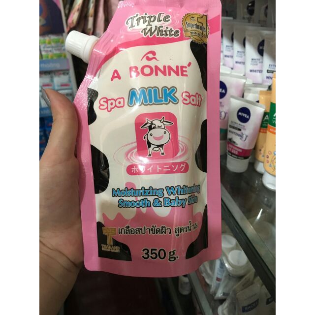 Muối Tắm Sữa Bò Tẩy Tế Bào Chết - A Bonne Spa Milk Salt 350g