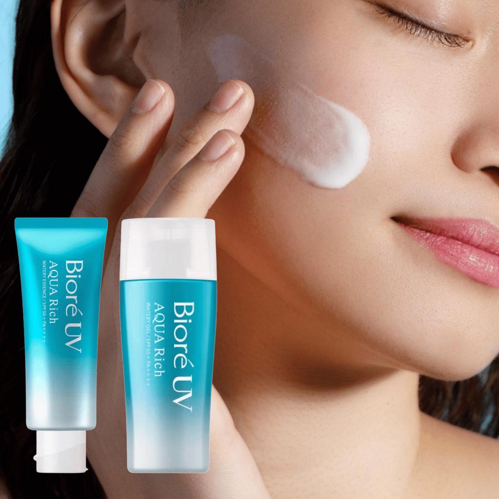 Biore UV Aqua Rich Watery Gel - Chống Nắng Cấp Ẩm Dưỡng Da Nội Địa Nhật Bản