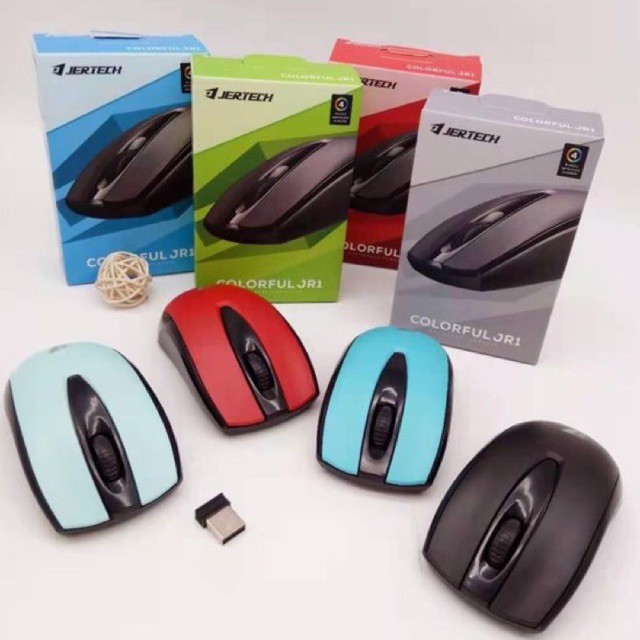 Chuột Không Dây Jertech Sắc Màu Colorfull JR1