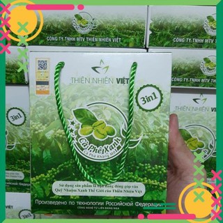 HÀNG CHUẨN -  Cà Phê Xanh cam kết chính hãng có tem điện tử Thiên Nhiên Việt Giá sỉ