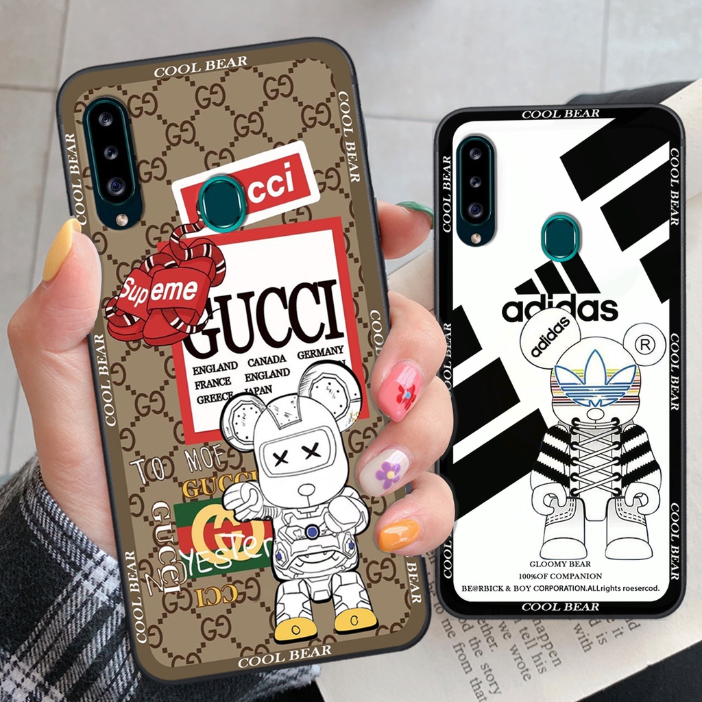 Ốp Samsung A20s in hình Stixker,bearkick cute và dễ thương, ốp lưng Son store 6868