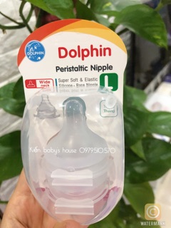 Núm ti thay thế cổ rộng siêu mềm Dolphin