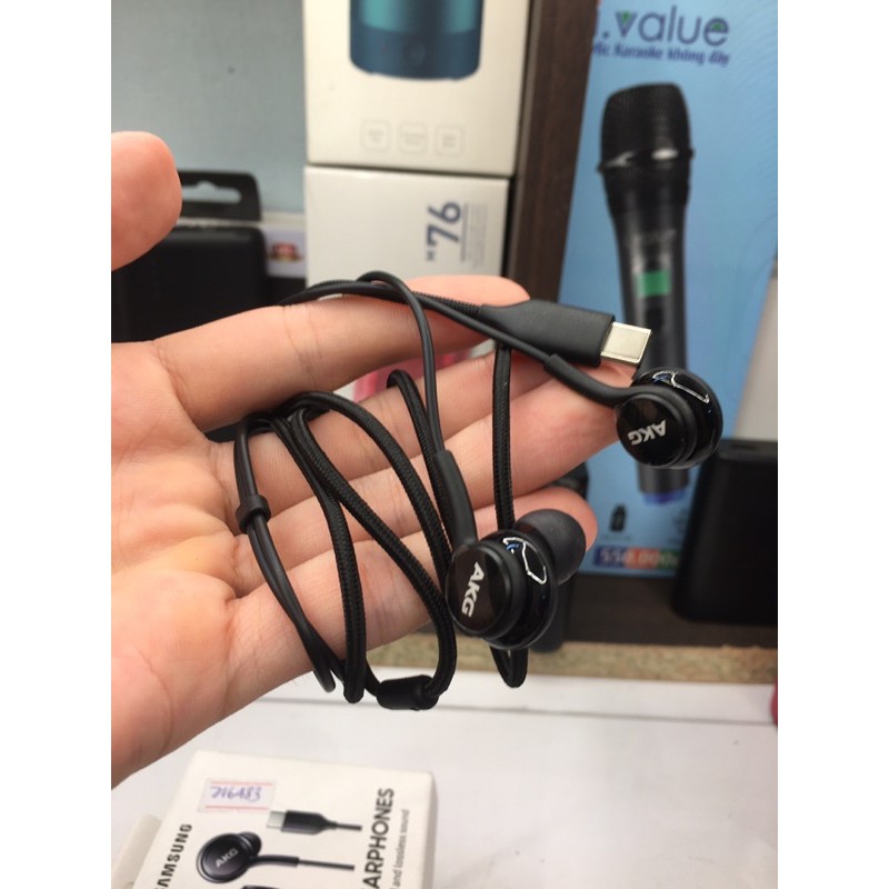 Tai nghe Type-c samsung AKG EarPhones Dành cho Note 10, S20, Galaxy Fold - chính hãng zin 100%