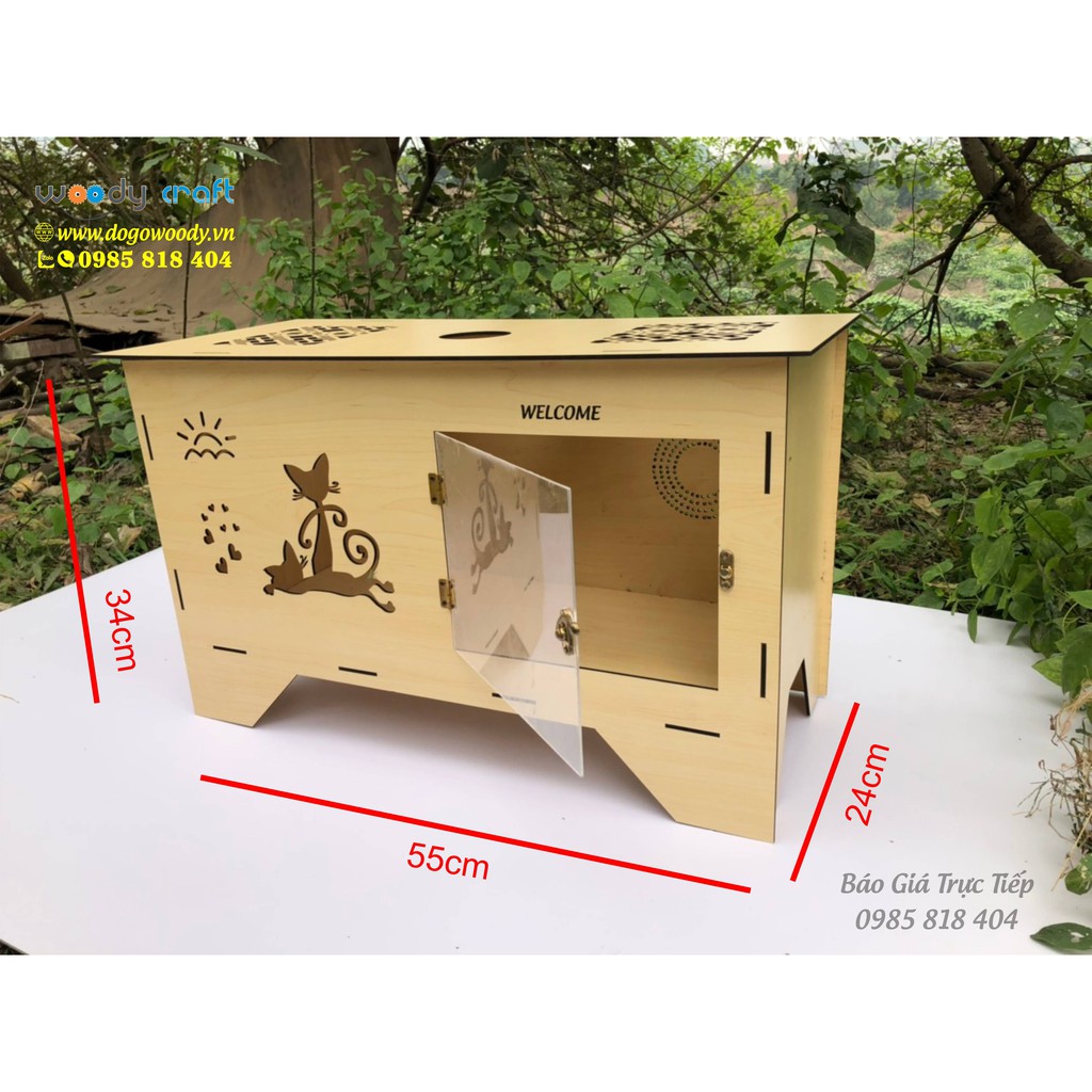 Nhà Gỗ Thú Cưng - Nhà Nuôi Động Vật