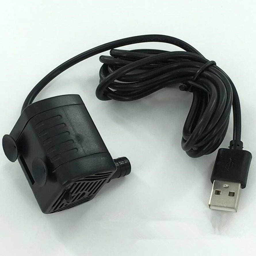 Máy bơm chìm siêu nhỏ USB-1020 DC3.5V-9V 3W Đài phun nước bể cá cảnh