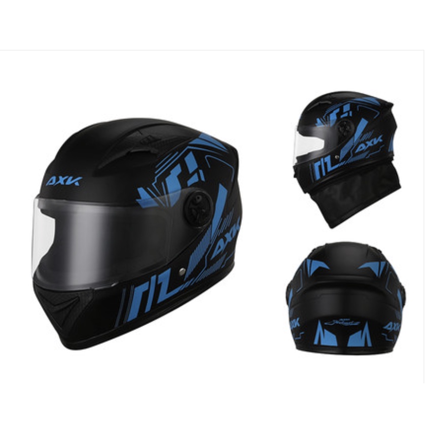 Mũ bảo hiểm Fullface 2 kính Trùm đầu AXK mùa đông ấm áp