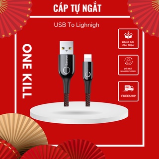 🗲 🗲 Cáp sạc Baseus USB to tự ngắt thông minh sạc nhanh 2.4A dành cho IP