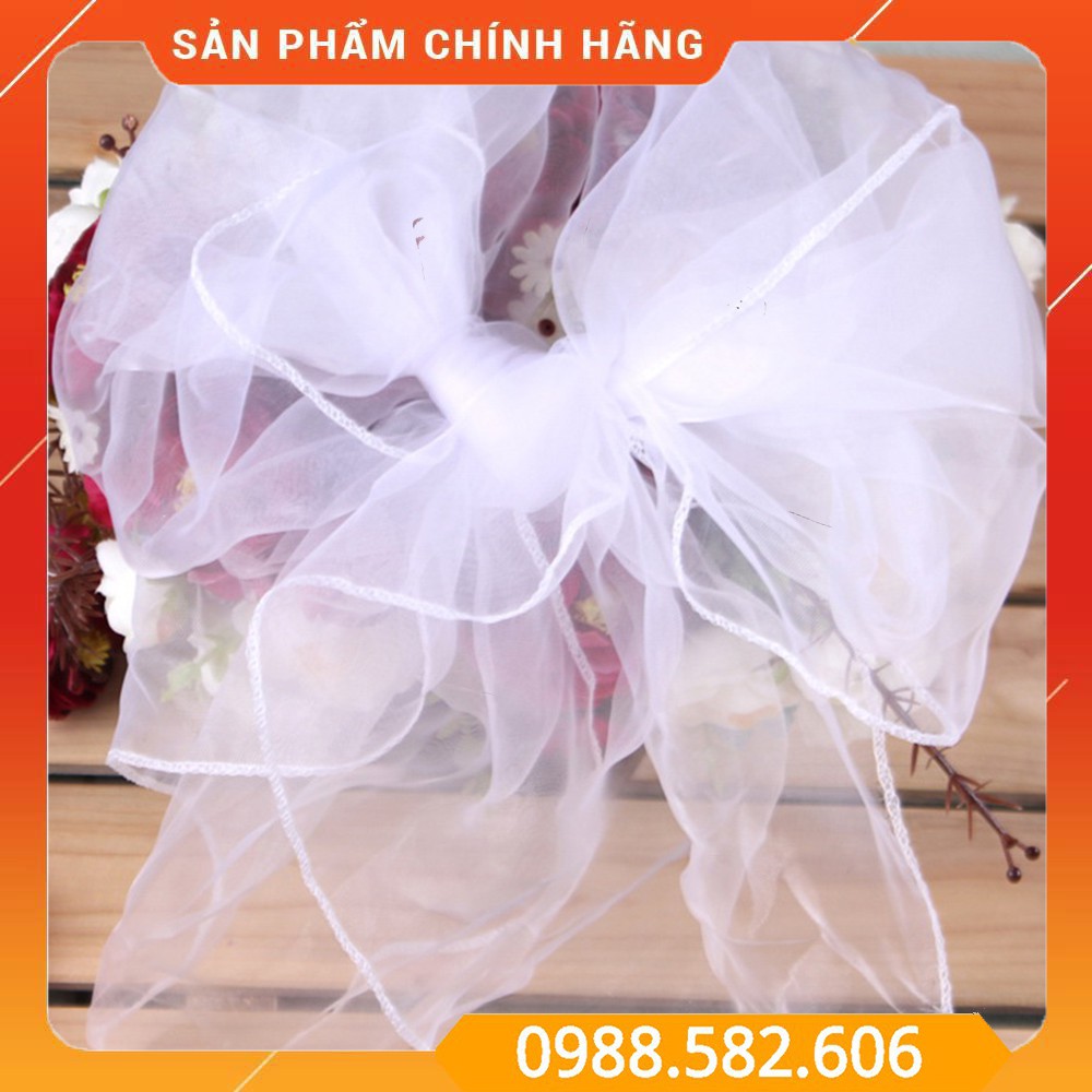 Khăn Voan Trắng Cho Bé, Khăn Bông Bay Cho Bé - SP000560