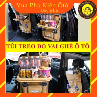 Túi đựng đồ sau ghế ô tô chất liệu da cao cấp - túi đựng đồ treo sau ghế ô tô, lưng ghế ô tô