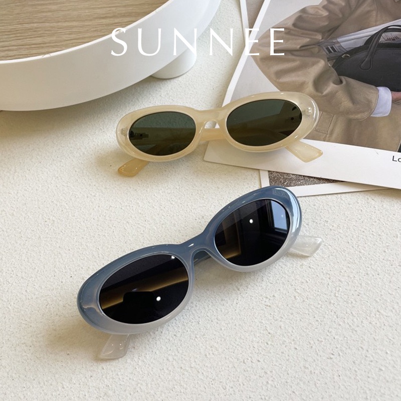Kính râm thời trang Hàn Quốc, gọng GM Jennie hottrend, form kính bầu dài chống UV 400 chất dày dặn, Sunnee Studio