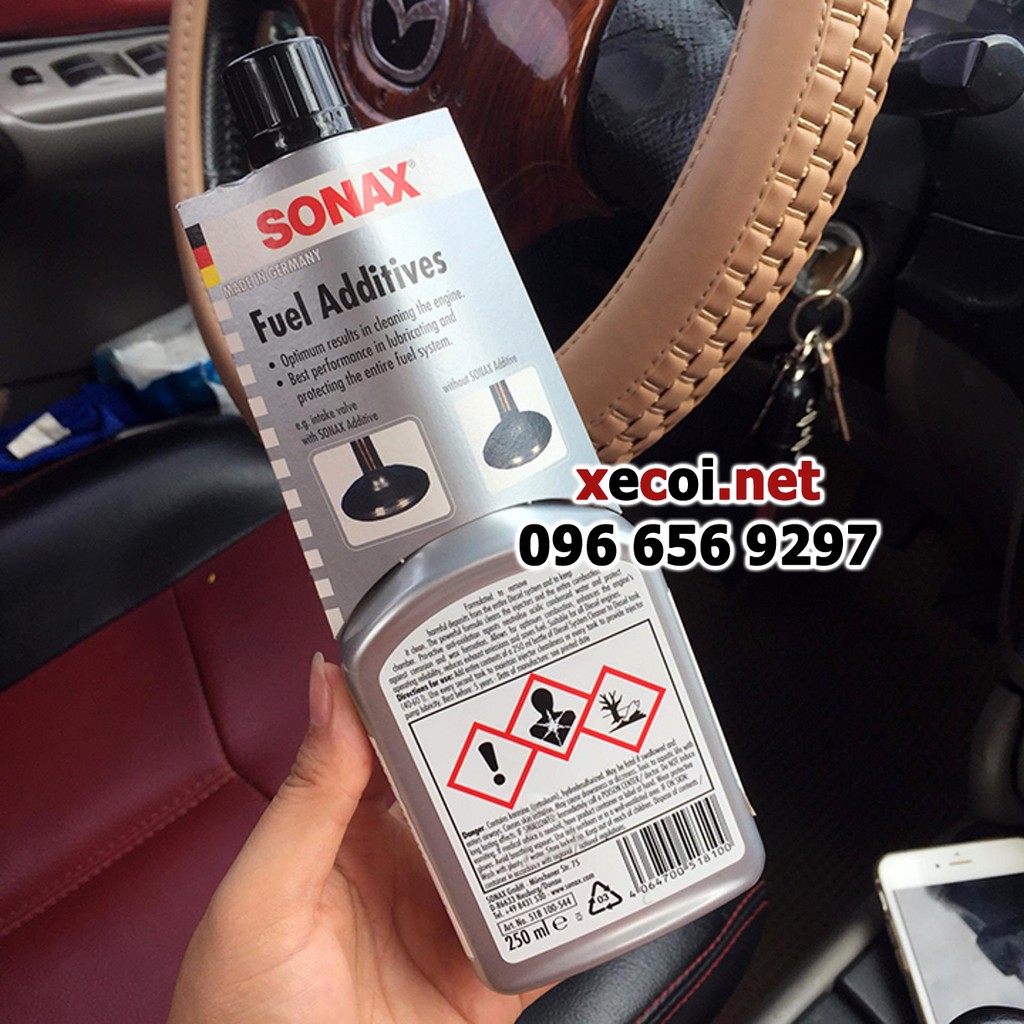 Làm sạch động cơ dầu Sonax Diesel System Cleaner 250ml