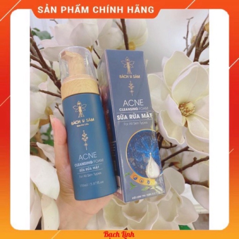 [Freeship] SỮA RỬA MẶT TẠO BỌT BÁCH Y SÂM - NHẤT MỘC HƯƠNG ( Bạch Linh )