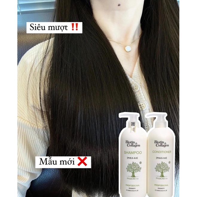 Bộ gội xả Biotin Collagen phục hồi chống rụng tóc